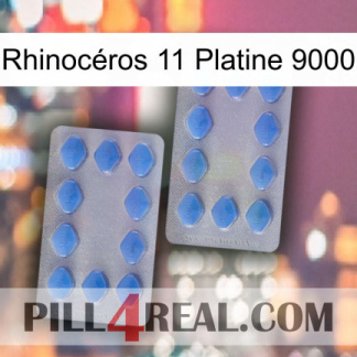 Rhinocéros 11 Platine 9000 20
